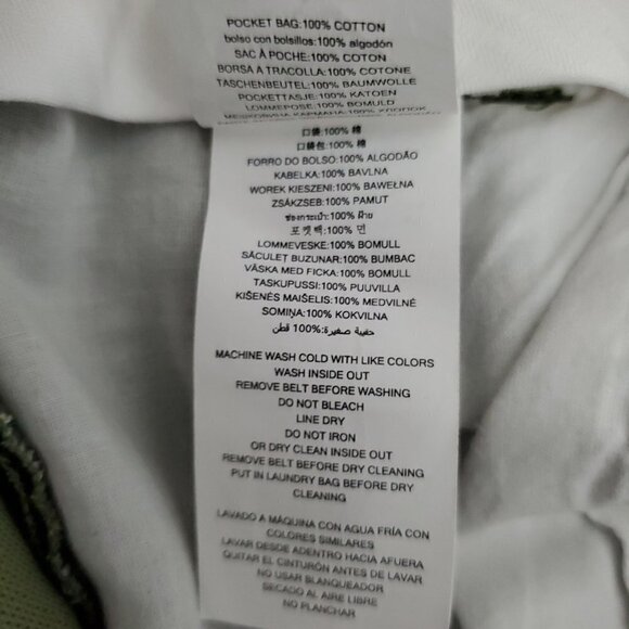 Michael Kors Wide Leg Cropped Olive High Waist Pleated Gaucho Pants - Picture 12 of 12